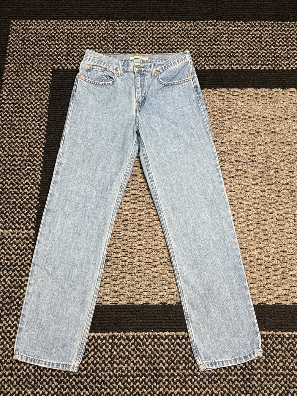 Levi’s Low Pro Straight Jeans Women’s 27 Relaxed Rigid Casual Classic Denim